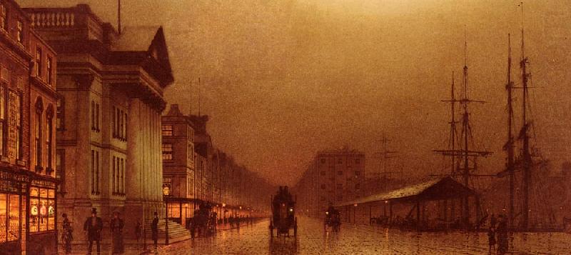 Liverpool Custom House, Atkinson Grimshaw